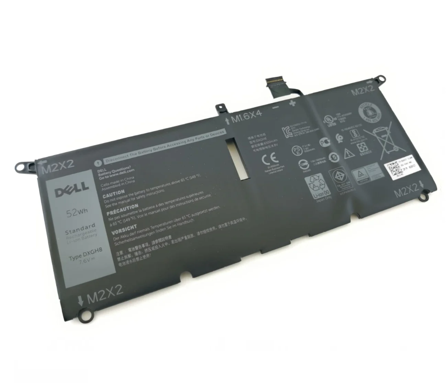 Dell G8VCF6C DXGH8 0H754V H754V HK6N5 G8VCF Laptop Battery