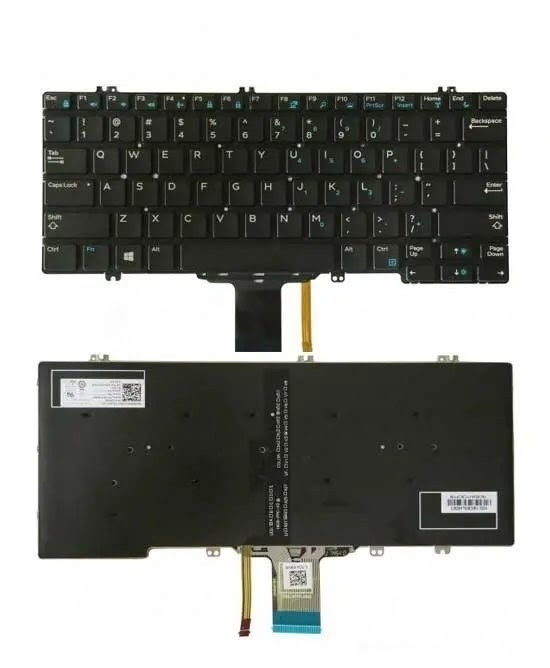 Dell Latitude E5280 E7280 E7390 PK131S51B00 Laptop Keyboard